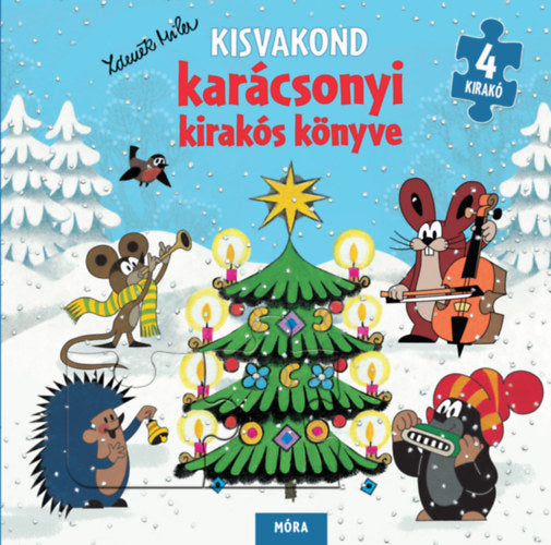 Lira carte in limba maghiara 3 ani+ Kisvakond karácsonyi kirakós könyve