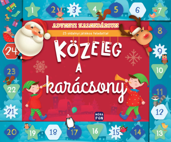Lira carte in limba maghiara 3 ani+ Közeleg a karácsony - Adventi kalendárium