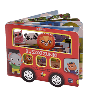Lira carte in limba maghiara 3 ani+ Mórafun - Indulás! - Buszozzunk! Imagine principală a produsului
