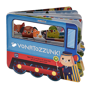 Lira carte in limba maghiara 3 ani+ Mórafun - Indulás! - Vonatozzunk! Imagine principală a produsului