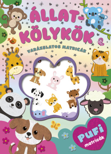 Lira carte in limba maghiara 3 ani+ Varázslatos matricák - Állatkölykök