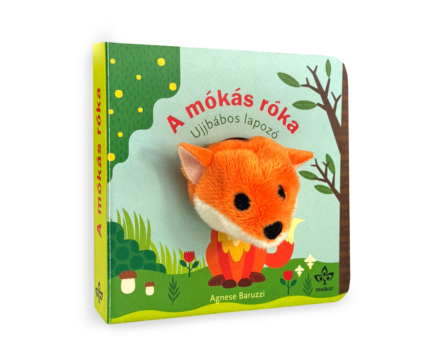 Lira carte in limba maghiara A mókás róka - Ujjbábos lapozó 12m+