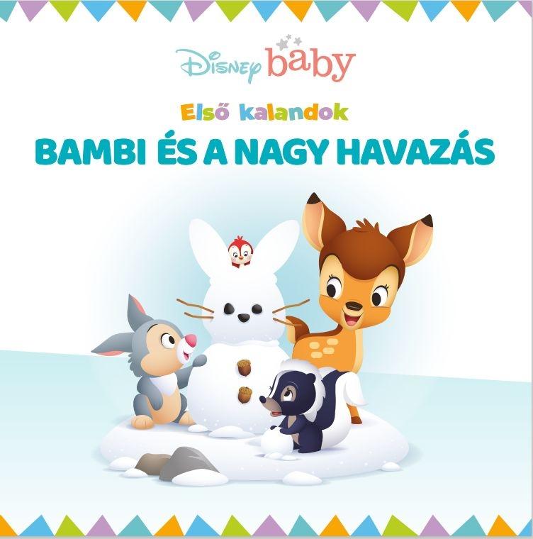 Lira carte povesti in limba maghiara 12 m+ Disney Baby - Első kalandok 3. - Bambi és a nagy havazás Imagine principală a produsului