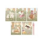 Little Dutch carte de colorat magica cu apa 3 ani+ Rosa Fairy Garden