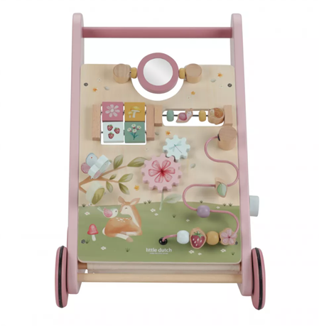 Little Dutch antepremergator/premergator din lemn FSC cu activitati 12m+ Fairy Garden