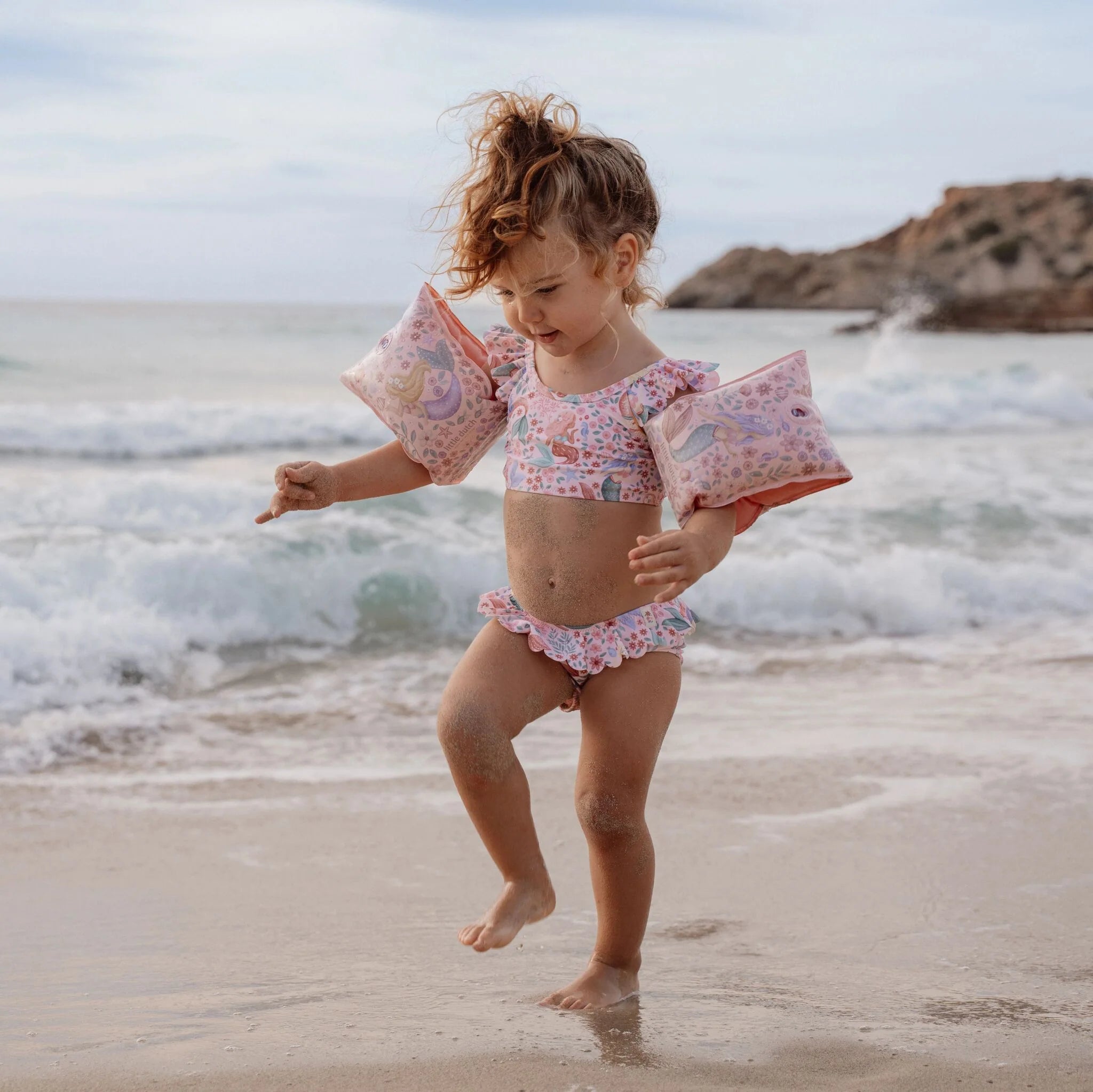 Little Dutch aripioare gonflabile pentru copii 2-6 ani Dreamy Mermaid Pink
