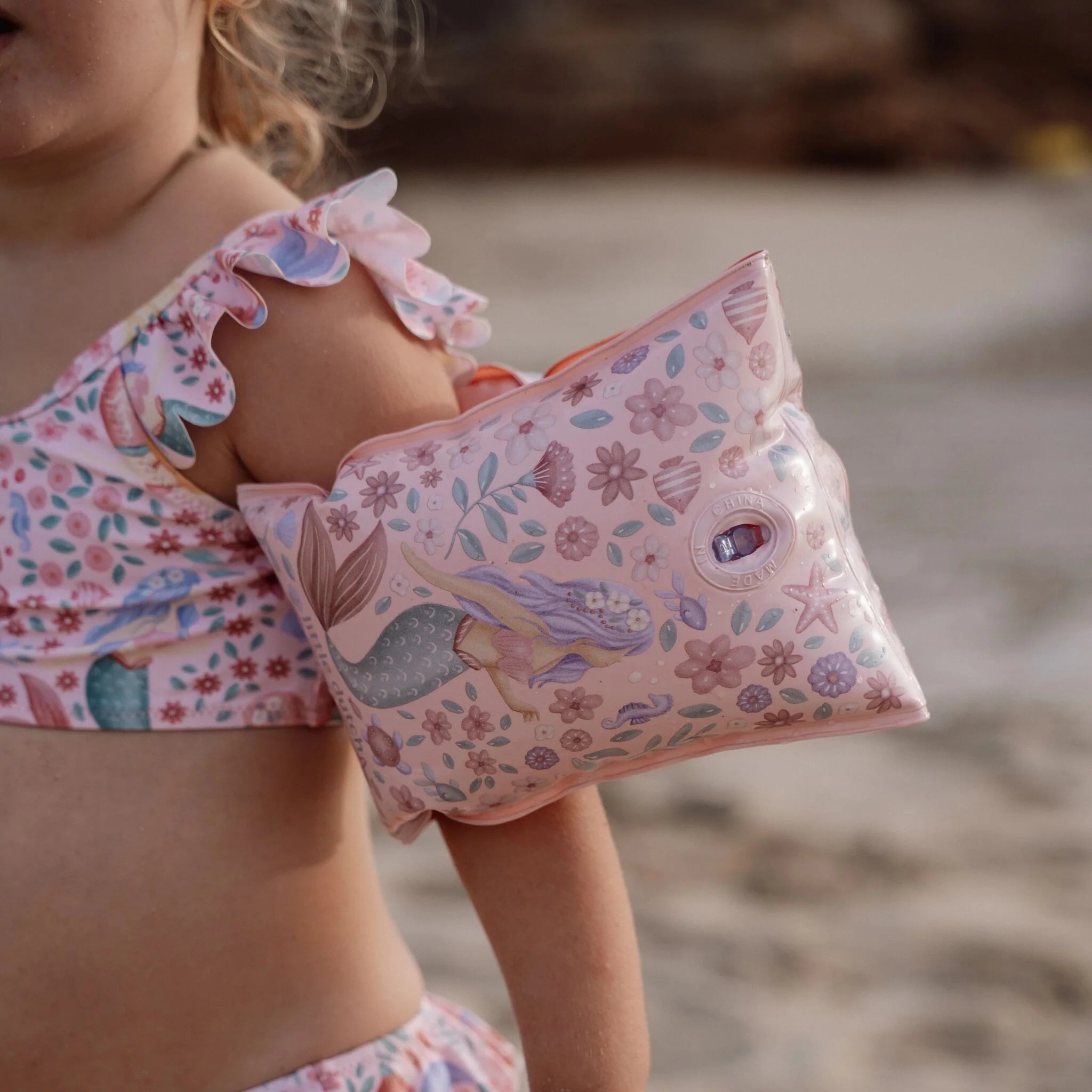 Little Dutch aripioare gonflabile pentru copii 2-6 ani Dreamy Mermaid Pink