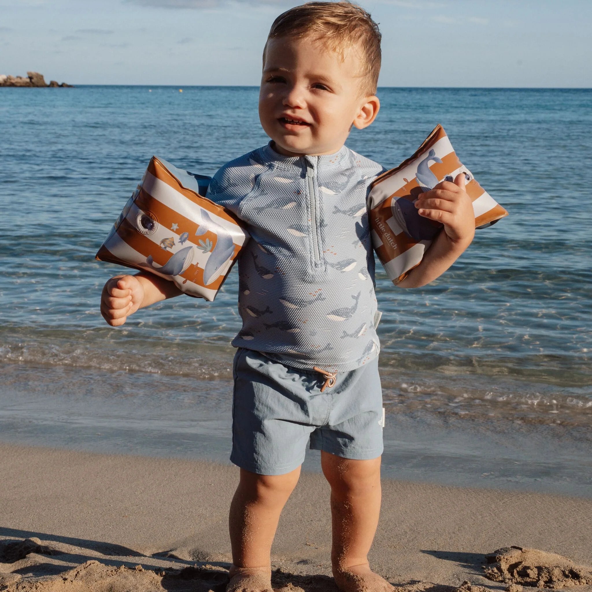 Little Dutch aripioare gonflabile pentru copii 2-6 ani Ocean World Brown