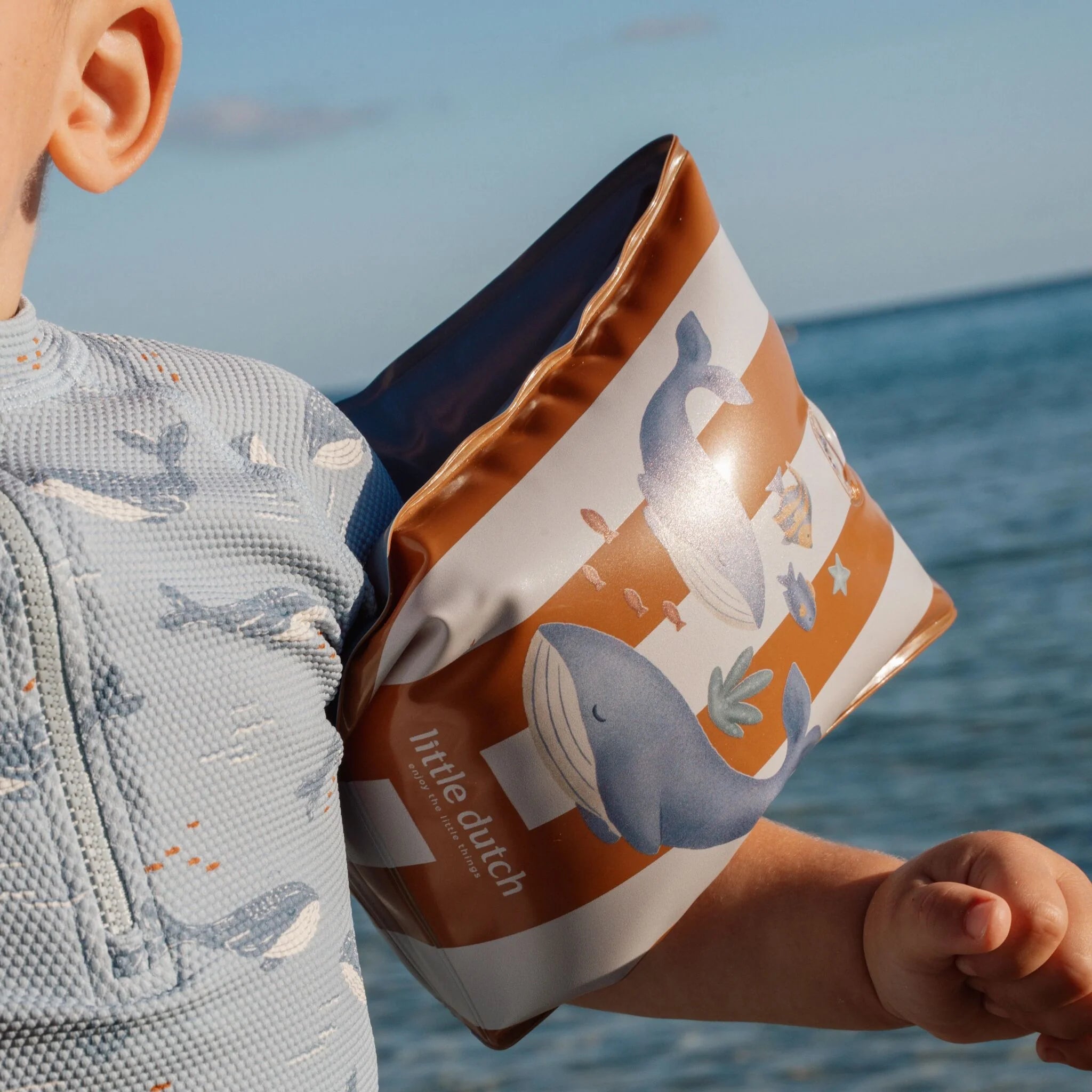 Little Dutch aripioare gonflabile pentru copii 2-6 ani Ocean World Brown