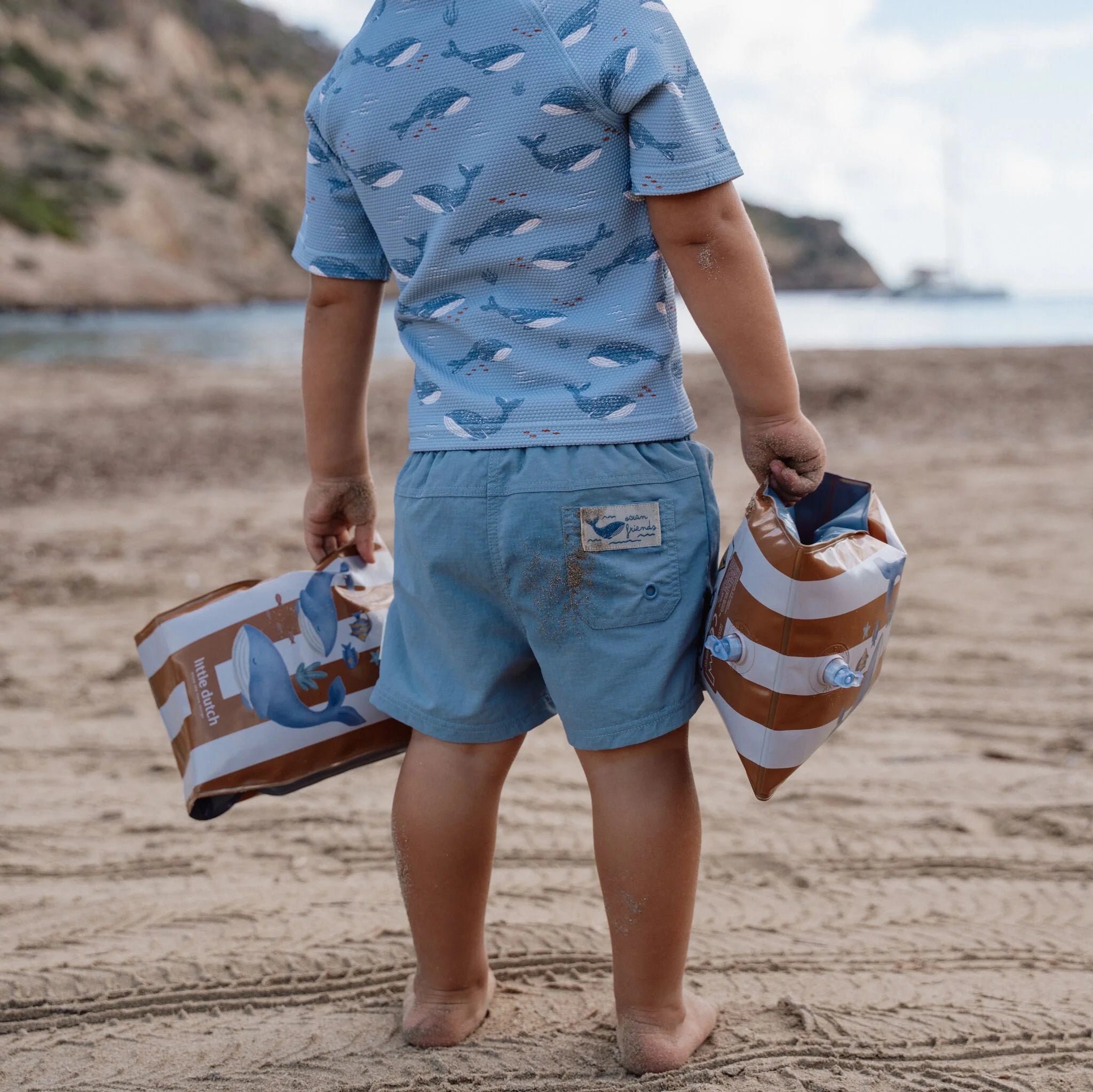 Little Dutch aripioare gonflabile pentru copii 2-6 ani Ocean World Brown