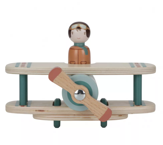 Little Dutch avion din lemn FSC 18m+