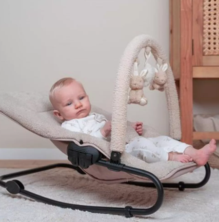 Little Dutch balansoar pentru bebelusi 0-9 kg Beige Baby Bunny