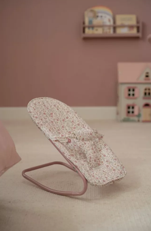 Little Dutch balansoar pentru papusi 3 ani+ Roz