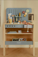 Little Dutch banc de lucru din lemn FSC 3 ani+ Blue