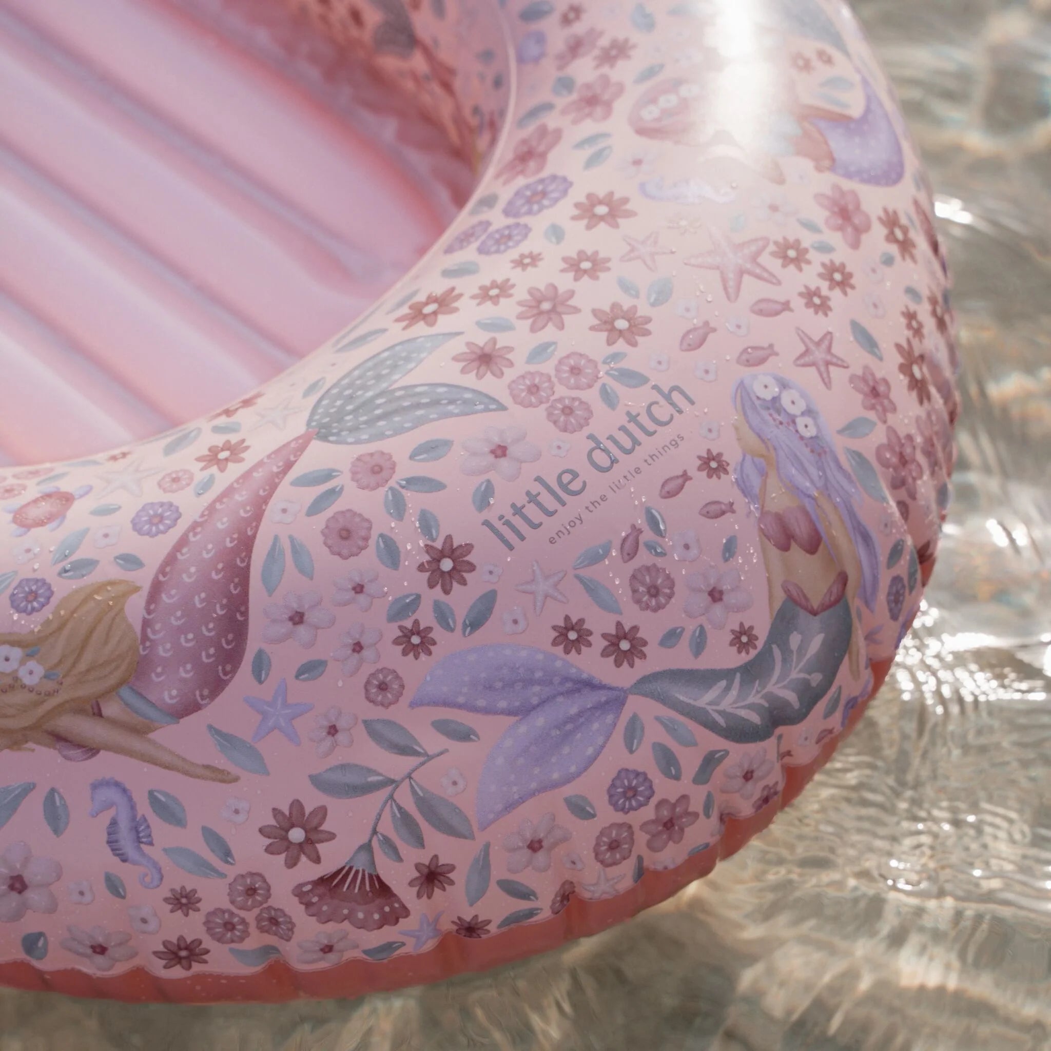 Little Dutch barca gonflabila 3 ani+ Dreamy Mermaid Pink