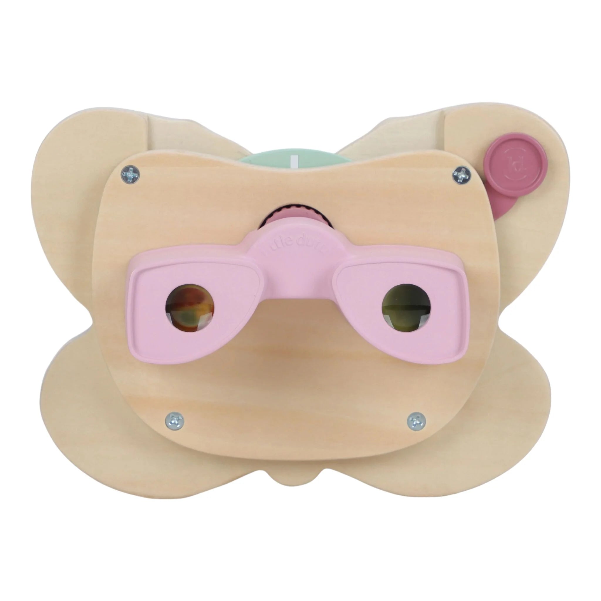 Little Dutch binoclu din lemn SFC cu discuri cu imagini 3 ani+ Fairy Graden Fluture