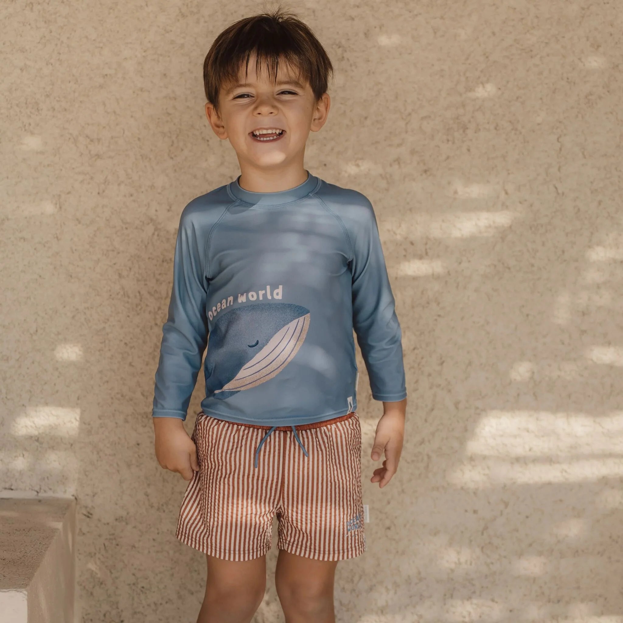 Little Dutch bluza de inot cu maneca lunga UV40+ Ocean Blue