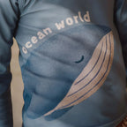 Little Dutch bluza de inot cu maneca lunga UV40+ Ocean Blue