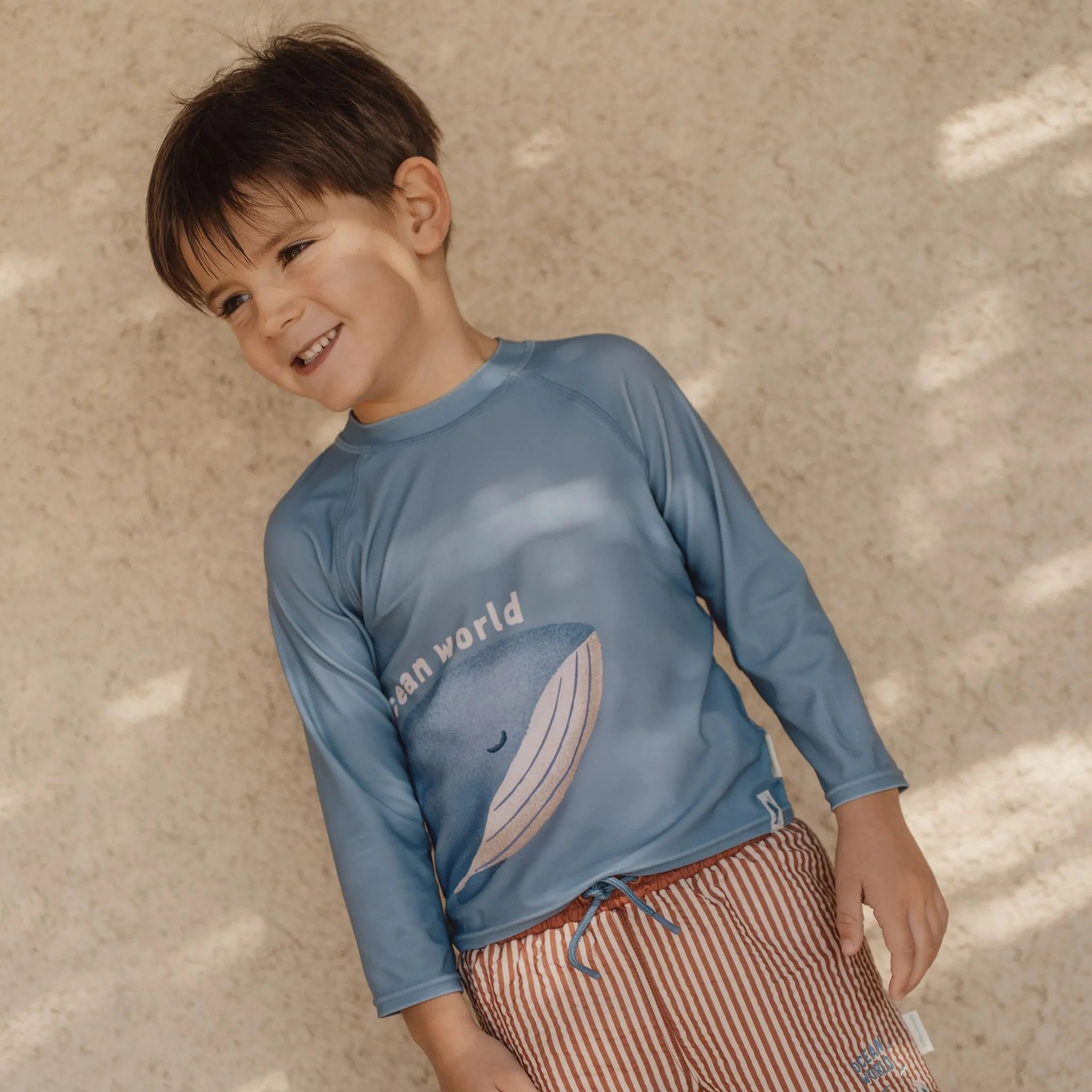 Little Dutch bluza de inot cu maneca lunga UV40+ Ocean Blue