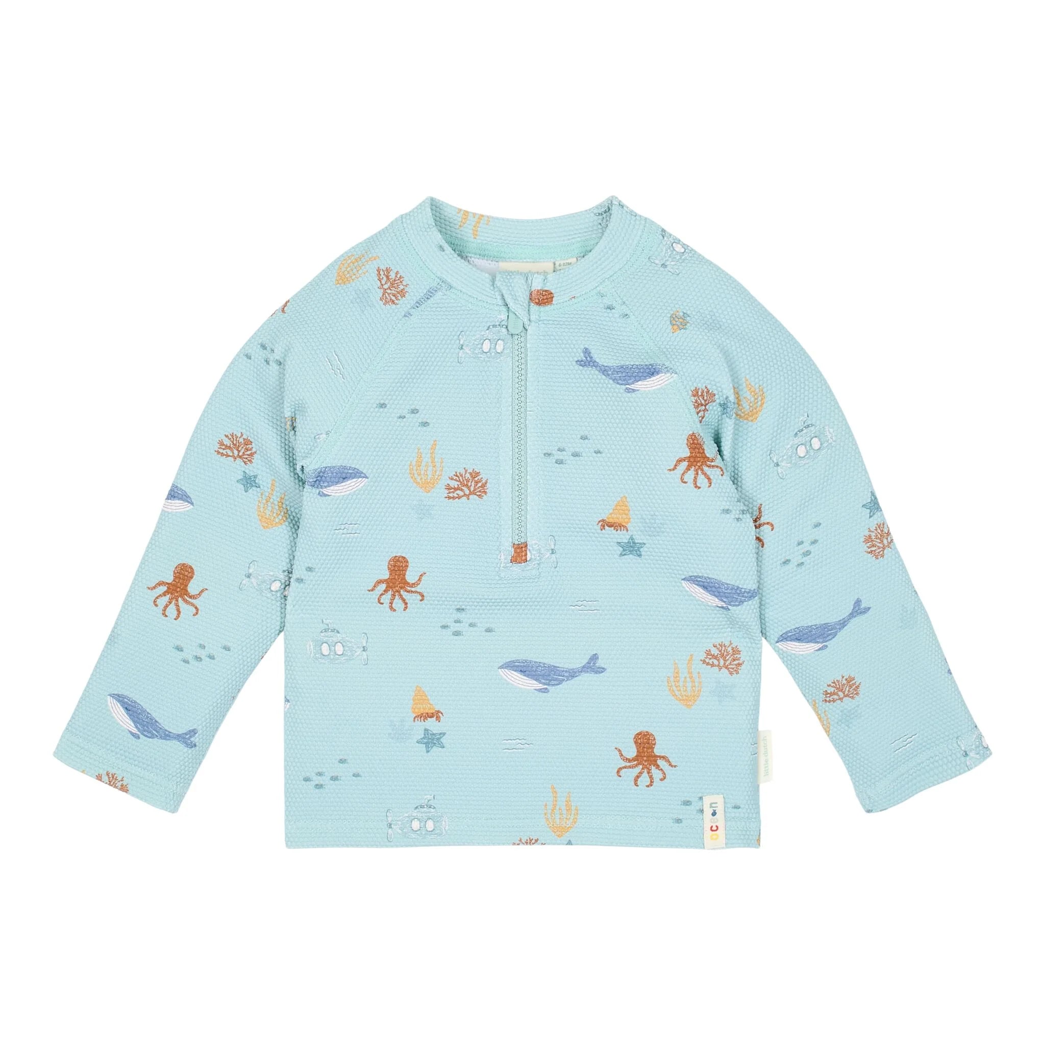 Little Dutch bluza de inot cu maneca lunga UV40+ Ocean Friends