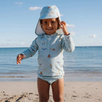 Little Dutch bluza de inot cu maneca lunga UV40+ Ocean Friends