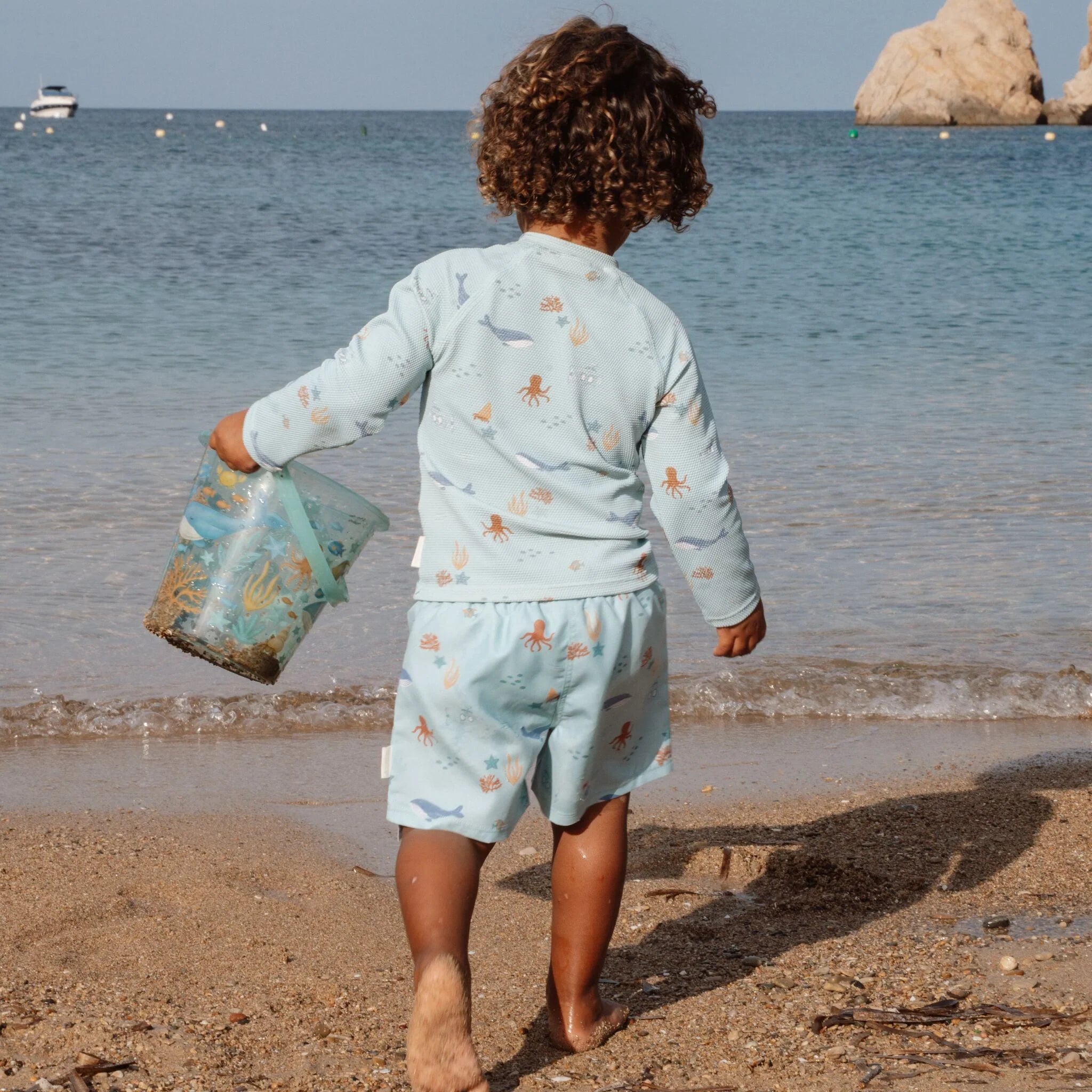 Little Dutch bluza de inot cu maneca lunga UV40+ Ocean Friends
