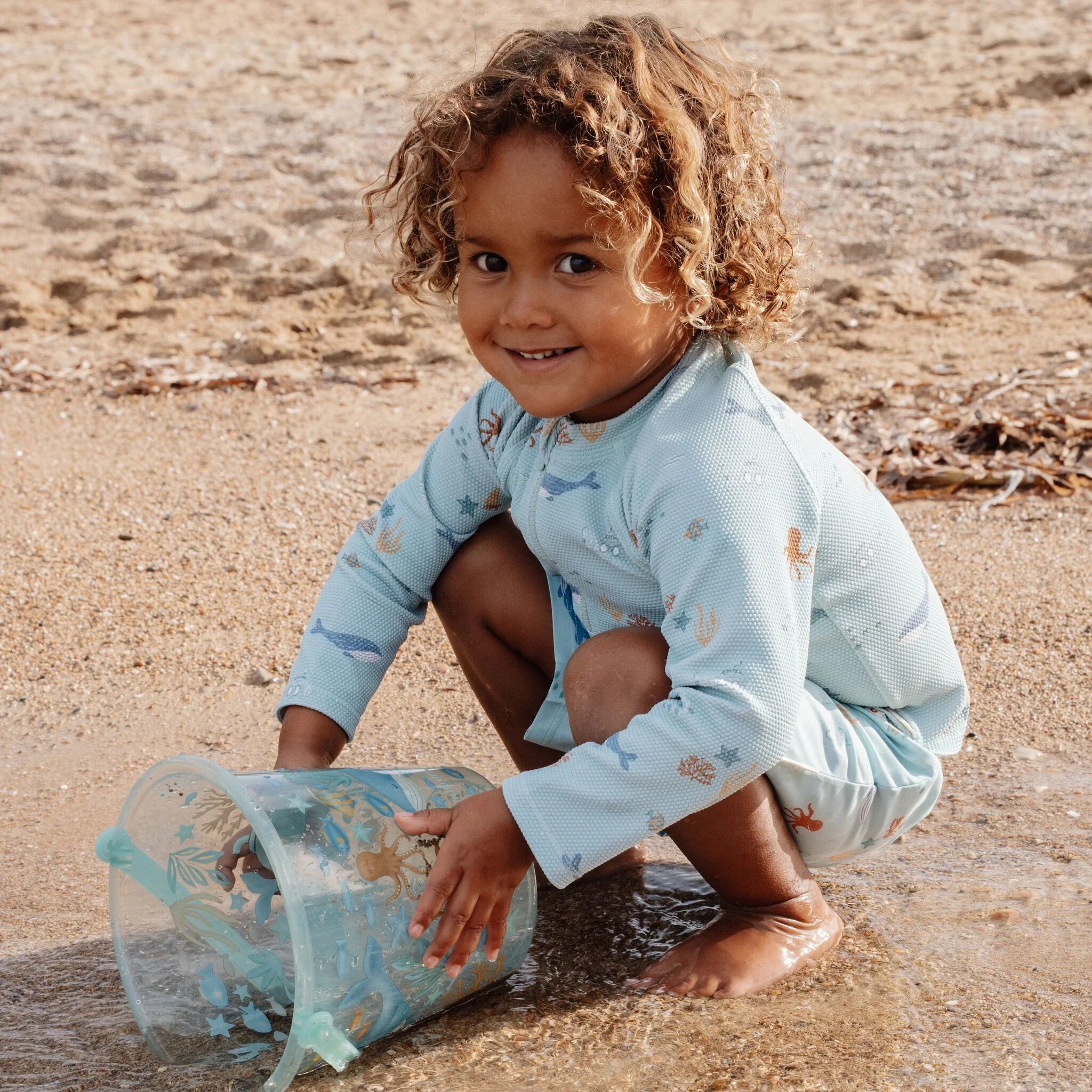 Little Dutch bluza de inot cu maneca lunga UV40+ Ocean Friends