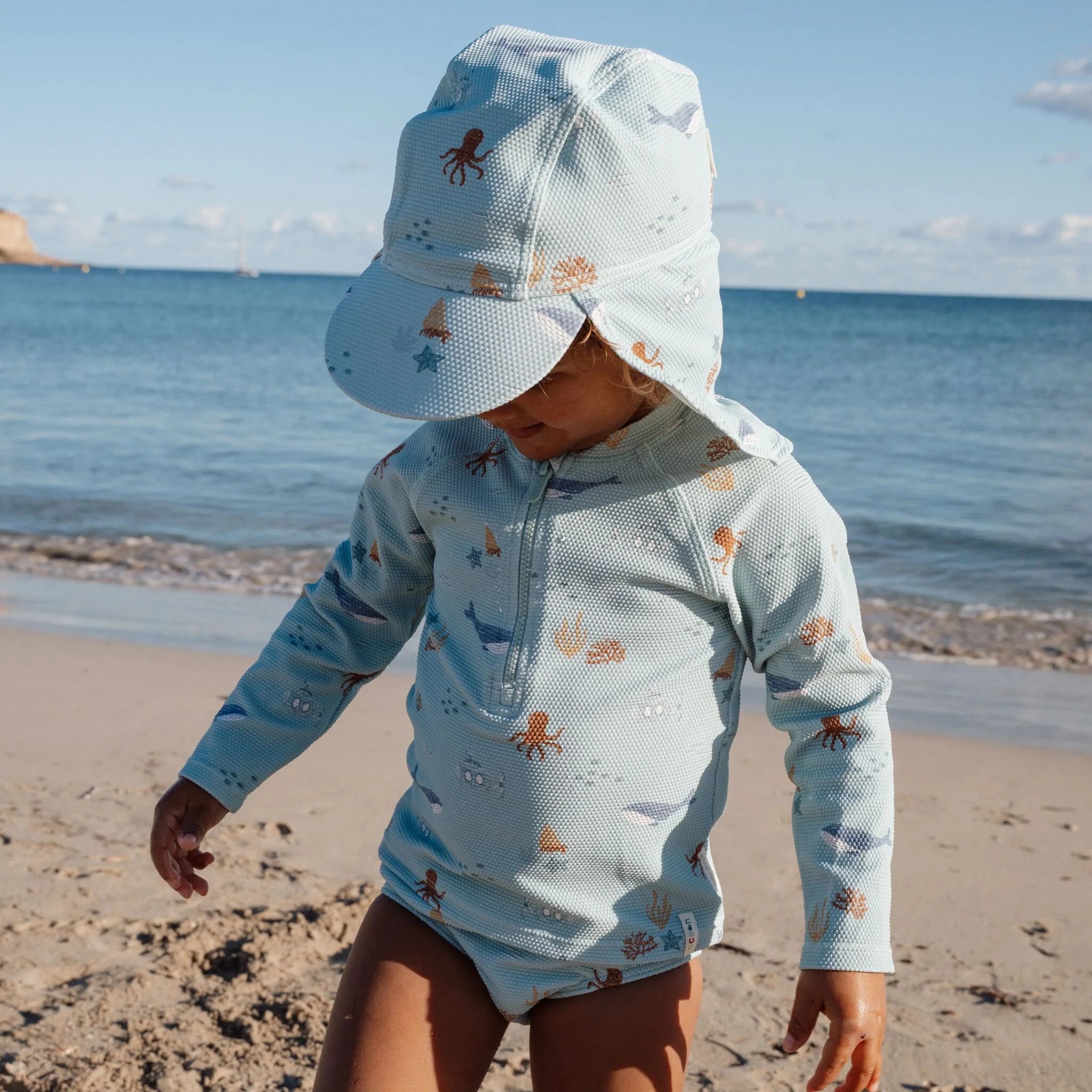 Little Dutch bluza de inot cu maneca lunga UV40+ Ocean Friends