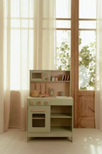 Little Dutch bucatrie de jucarie din lemn FSC 3 ani+ Green