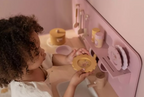 Little Dutch bucatarie de jucarie din lemn FSC 3 ani+ Pink