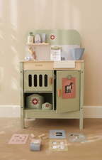 Little Dutch cabinet veterinar cu accesorii din lemn FSC 3 ani+ Green