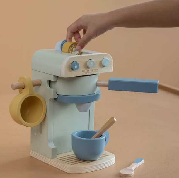 Little Dutch cafetiera/espressor de cafea din lemn FSC 3 ani+