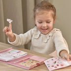 Little Dutch carte de pictat cu acuarele si stickere 3 ani+ Rosa Fairy Garden
