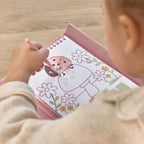 Little Dutch carte de pictat cu acuarele si stickere 3 ani+ Rosa Fairy Garden