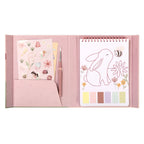 Little Dutch carte de pictat cu acuarele si stickere 3 ani+ Rosa Fairy Garden