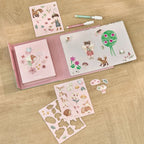 Little Dutch carte magnetica cu figurine 3 ani+ Fairy Garden Rosa
