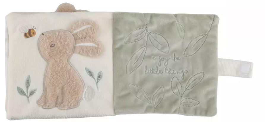 Little Dutch carte senzoriala moale pentru bebelusi 0m+ Newborn Naturals