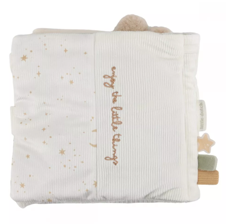 Little Dutch carte senzoriala moale pentru bebelusi 0m+ Newborn Naturals