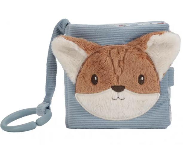 Little Dutch carticica senzoriala moale 0m+ Forest Friends Vulpe