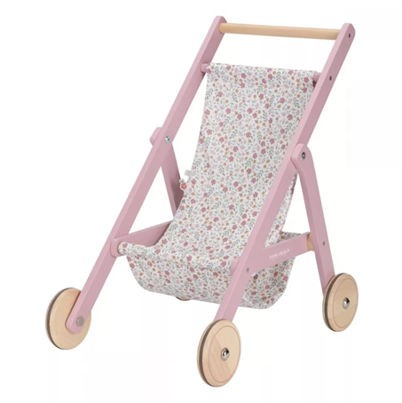 Little Dutch carucior din lemn pentru papusi 3 ani+ Soft Flower Imagine principală a produsului