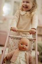 Little Dutch carucior din lemn pentru papusi 3 ani+ Soft Flower