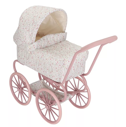 Little Dutch carucior cu landou pentru papusi 3 ani+ Roz Imagine principală a produsului