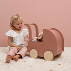 Little Dutch carucior pentru papusi vintage din lemn FSC 3 ani+