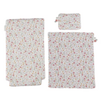 Little Dutch carucior retro din lemn pentru papusi 3 ani+ Soft Flower
