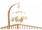 Little Dutch carusel muzical cu brat din lemn 0-6 luni Newborn Natural