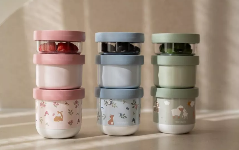 Little Dutch Mepal caserola stivuibila Mio set 3 bucati 0m+ Forest Friends
