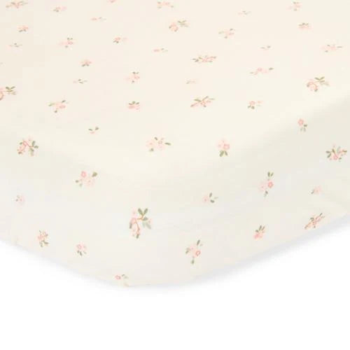 Little Dutch cearsaf cu elastic 60x120 cm Fairy Garden - Fairy Blossom