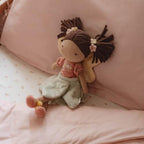 Little Dutch cearsaf cu elastic 60x120 cm Forest Friends - Forest Treasures
