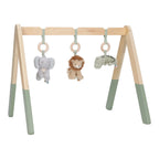 Little Dutch centru de activitati bebelusi Baby Gym 0m+ Safari Friends