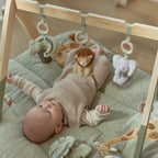 Little Dutch centru de activitati bebelusi Baby Gym 0m+ Safari Friends